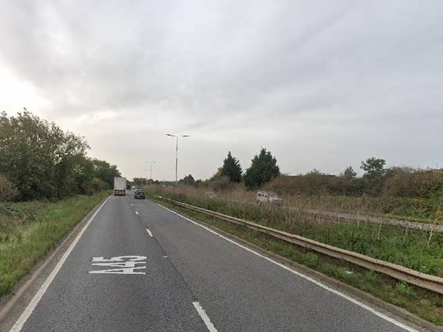 The incident happened on the A45 close to Mereway.