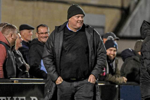 Corby Town boss Gary Setchell says his team 'have to get something' at Shepshed (Picture: Jim Darrah)
