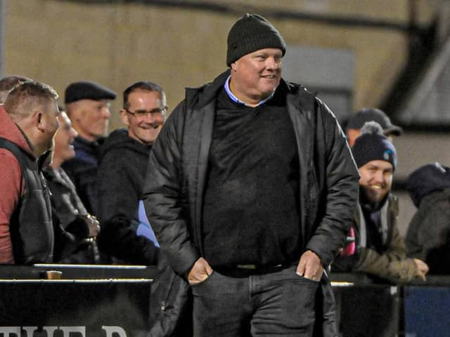Corby Town boss Gary Setchell says his team 'have to get something' at Shepshed (Picture: Jim Darrah)