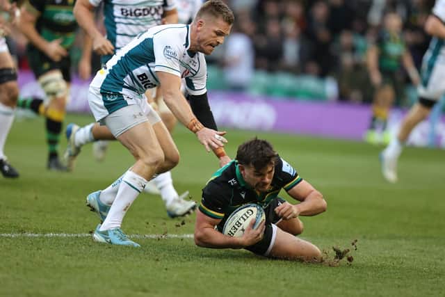 George Furbank scored for Saints during the first half (photo by Pete Norton/Getty Images)