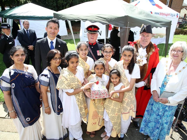 Wellingborough VJ Day commemoration 2015