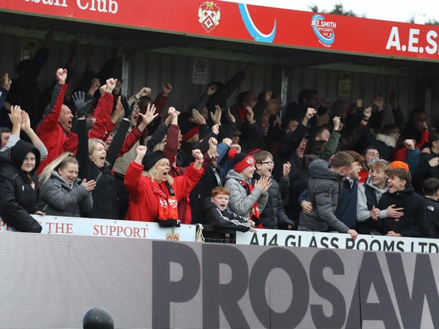 Kettering Town FC's second round FA Cup tie