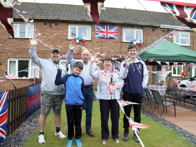 The Moffatt family celebrate the Queen's Platinum Jubilee