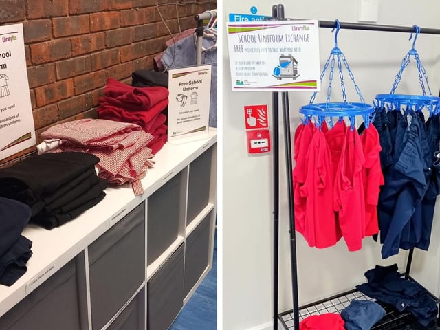 Free school uniforms are available in the local area