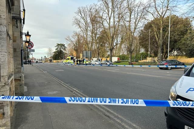 The scene of the incident.