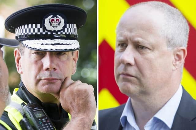 Police Commissioner Stephen Mold (right) has confirmed he wants Nick Adderley to carry on as Northamptonshire's Chief Constable beyond 2023
