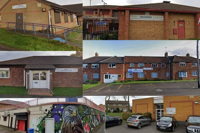 Some of the community centres that may not be able to meet their running costs