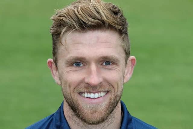 David Willey was in Northampton for the club's pre-season photocall last week