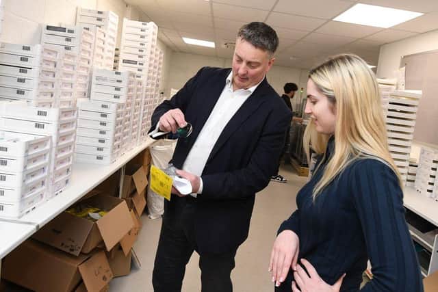 MP Rosie Wrighting was given a tour during her visit