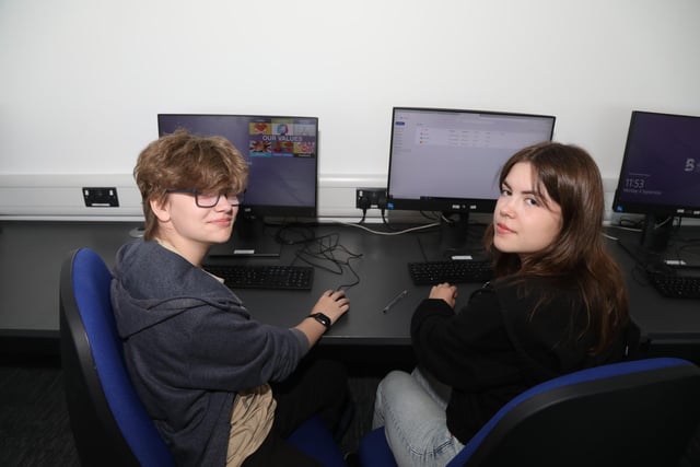 Ellis Clipston and Ana Lazarevic are two of the new students.