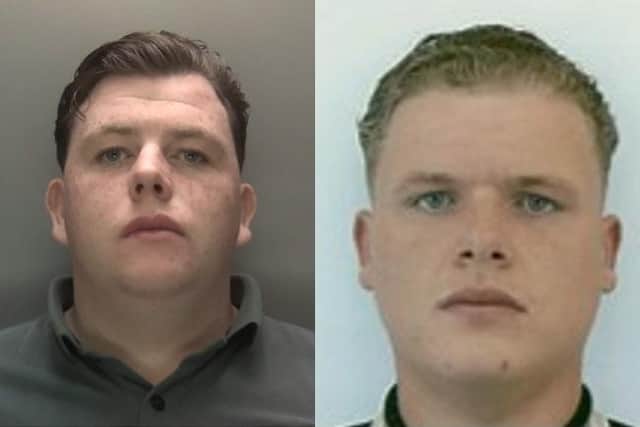 Michael Rooney (left) and Jimmy Doran (right) will return to Northampton Crown Court on October 13 to be sentenced