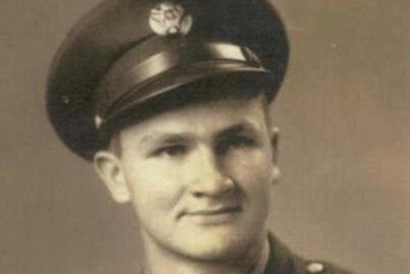 Lester Schrenk in his uniform