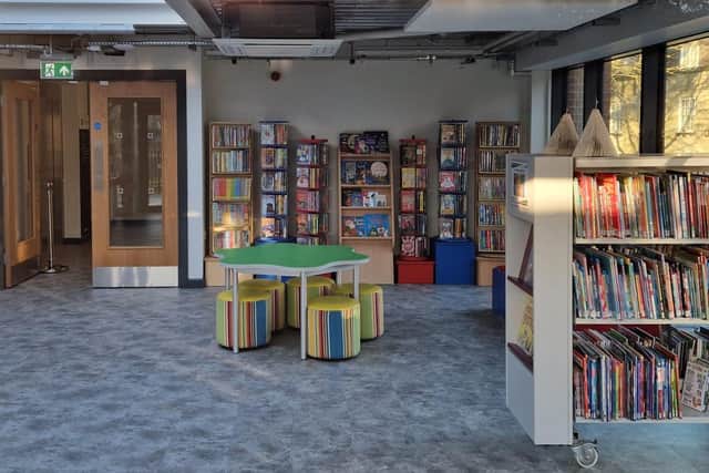 The cafe area now houses the children's library/National World