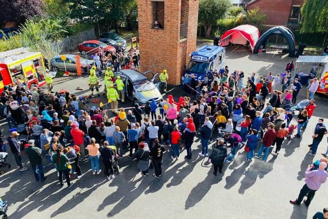 The fire station's 2022 open day raised £3000 for The Fire Fighters Charity