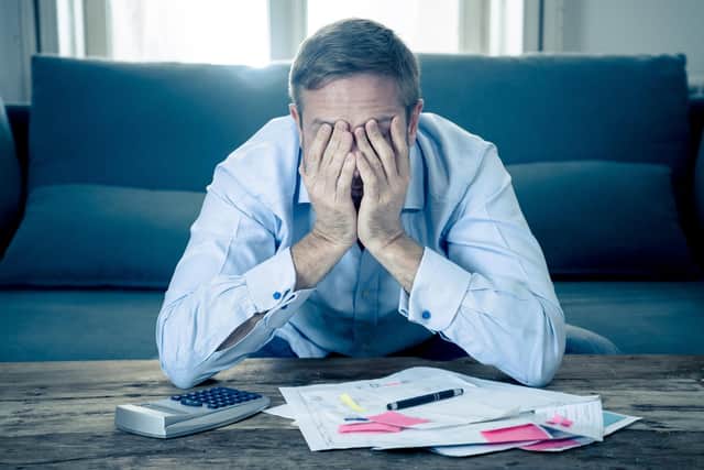 Money worries - file picture