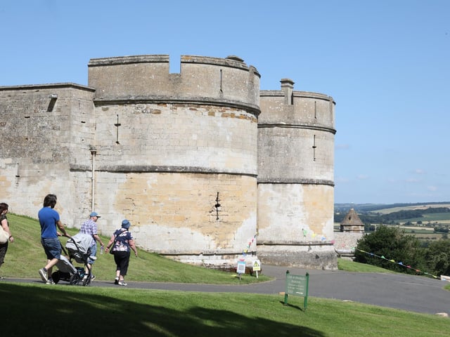 Rockingham Castle, near Corby - a magnificent Norman castle overlooking the Welland Valley. Best days out in north Northamptonshire for bank holidays and trips out with the family/ National World