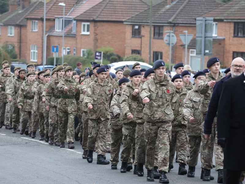 Corby Remembrance Sunday service :