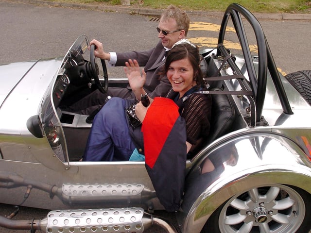 Rushden Community College Prom: Arriving in style - Jasmine Taylor June 2008