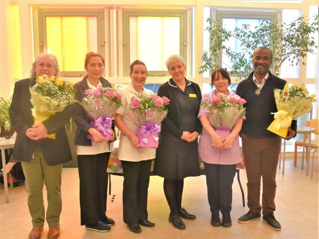 Our first KGH ROSE Award winners with Chief Nursing Officer Jayne Skippen.