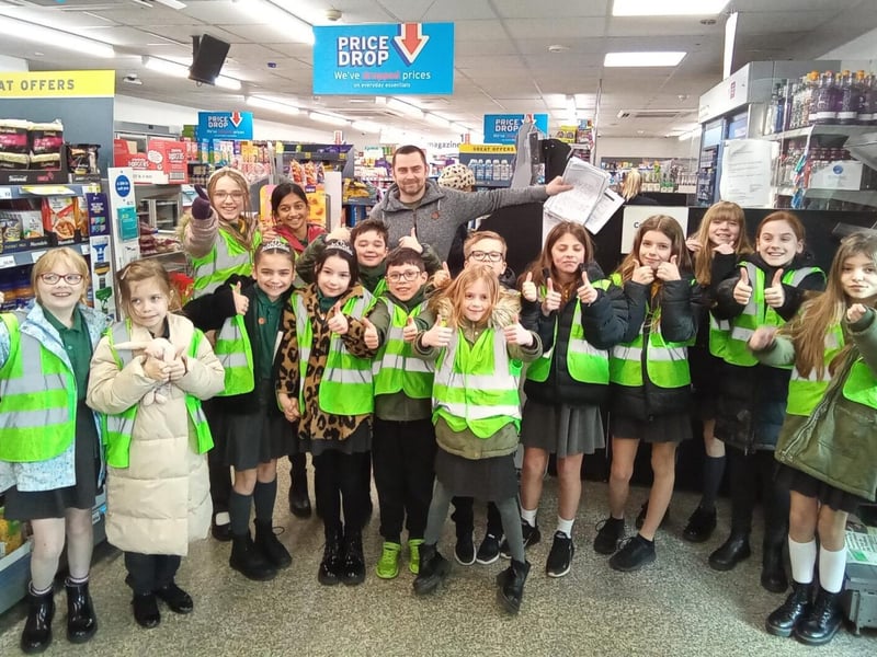 The ECO Team with Rob the Manager of the One Stop