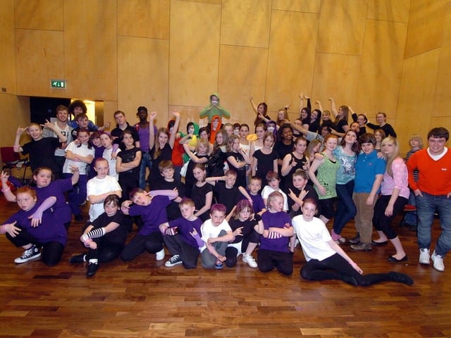 Talented young local people taking to the stage at The Core at Corby Cube for Corby Youth Arts Slam (April 2011)
