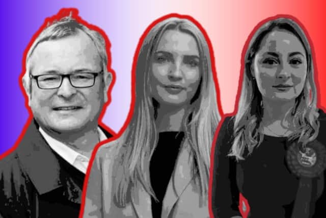 Labour candidates - Lee Barron (Corby and East Northants); Rosie Wrighting (Kettering); Gen KItchen (Wellingborough and Rushden)/National World
