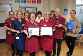 The KGH Anticoagulation and VTE teams back at base with their awards