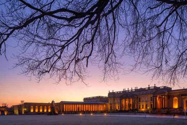 Christmas shopping at the palace - Stowe House in Buckinghamshire
