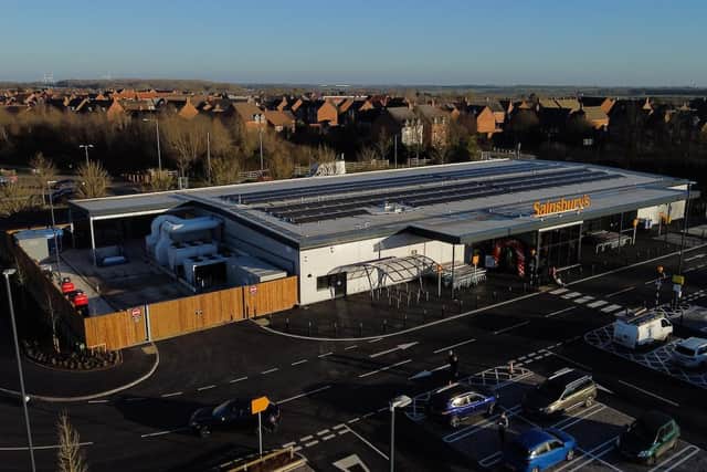 The new store from above