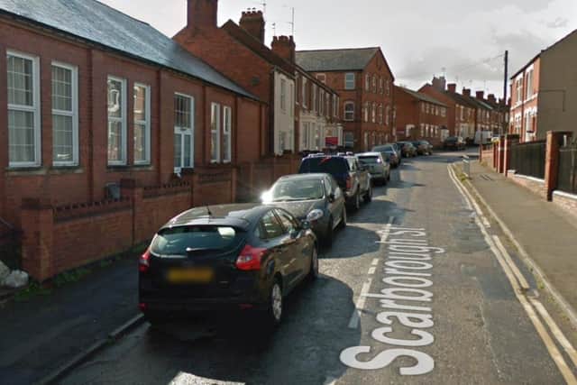 Parking along Scarborough Street, outside the front of the building.
Credit: Google