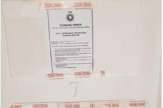 The order imposed on the flat