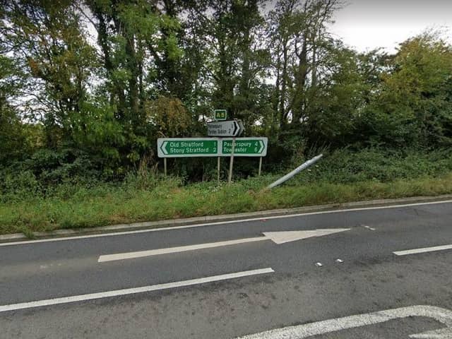 The fatal collision happened on the A5.