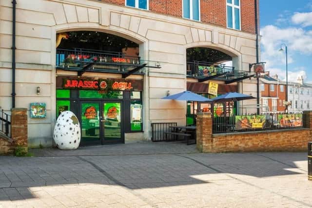 Jurassic Grill in Kettering, pictured before it closed.