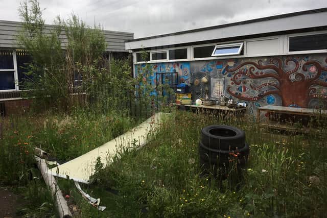 Warwick Academy as it looked before