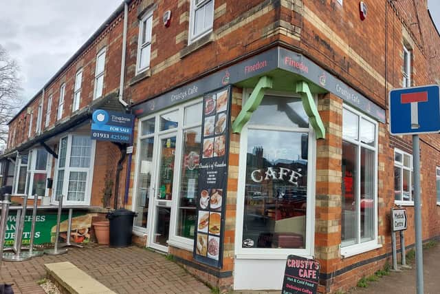 Crusty's Cafe in Finedon's Wellingborough Road