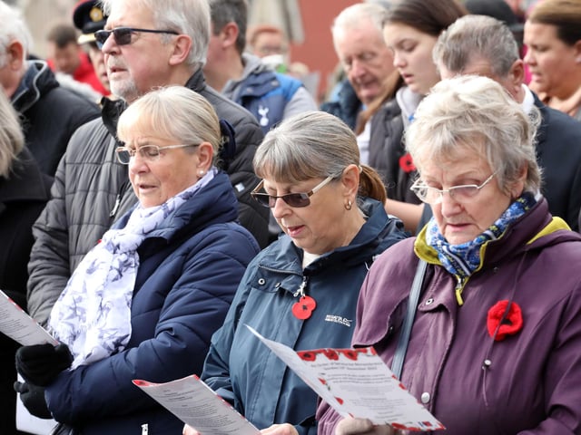 Wellingborough Remembrance Day parade 2022