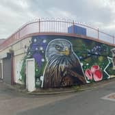 Mural in Saxilby Close