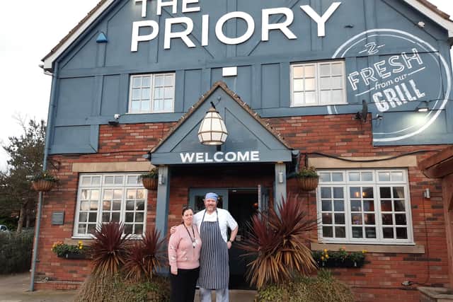 Nicola Scott and Danny Conlon at Wellingborough's Priory
