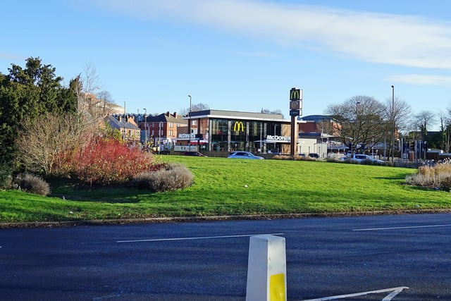 The completed McD's at the end of Markham Road