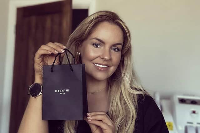 Founder of Bedew Skin, Rachael Robertson