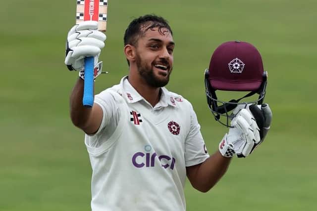 Saif Zaib scored his third first-class century for Northamptonshire on Sunday