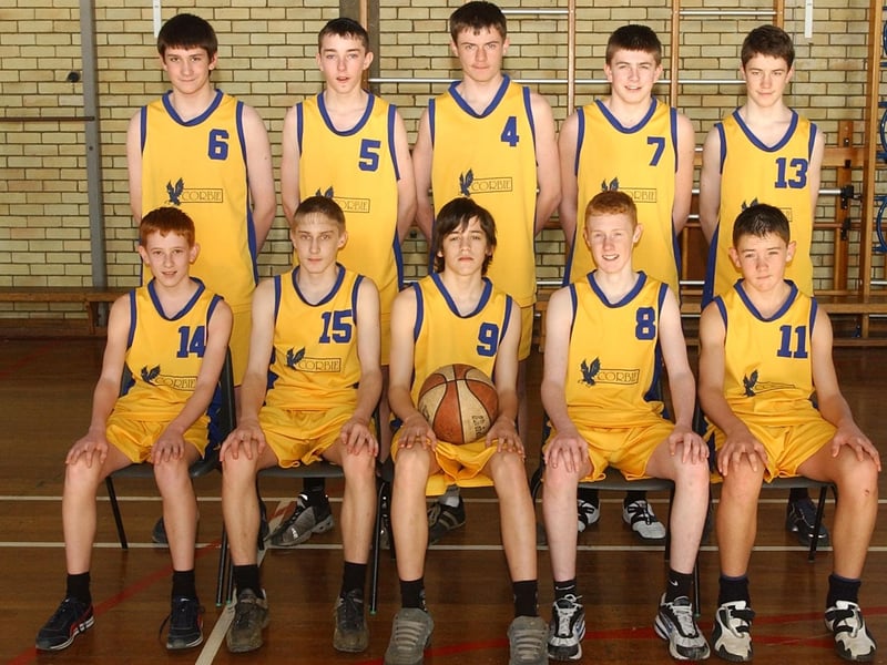 The under 14s basketball team. Pictured are Ben Leaning, Ryan Rooney, Nigel Larkins, Matthew Pownall, Daniel Smith, Shaun Elliott, Paul Tilley, Daniel Reed, Robert Bell, Dany Reid.