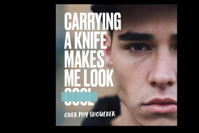 Northants Police's anti-knife crime campaign launched last year