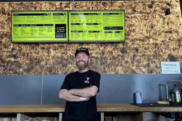 Nathan Champan, who helps run  The Udder Guy's Corby restaurant. Image: National World