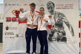 It was gold medal joy for Burton Park ABC boxers Ellis Panter and Lauren Mackie in Spain