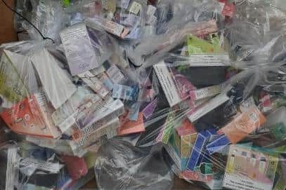 Some of the seized items