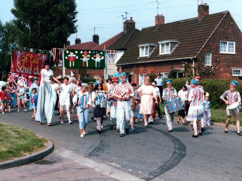 A street parade celebrated Pen Green's opening way back in 1983