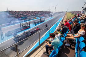 Top Fuel Dragsters will headline the European Finals at Santa Pod next month. Pictures courtesy of Dave DJ Jones, Callum Pudge and Susie Frost/Santa Pod