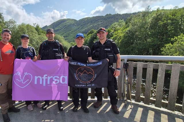 Around £3,000 has been raised for two charities, which support retired service animals.