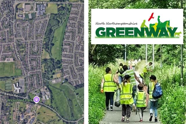 The Greenway project hopes to link Corby, Kettering and Wellingborough/NNC